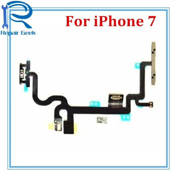 10 шт./лот Кнопка громкости гибкий кабель для iPhone 7 7G 4 включение/выключение питания