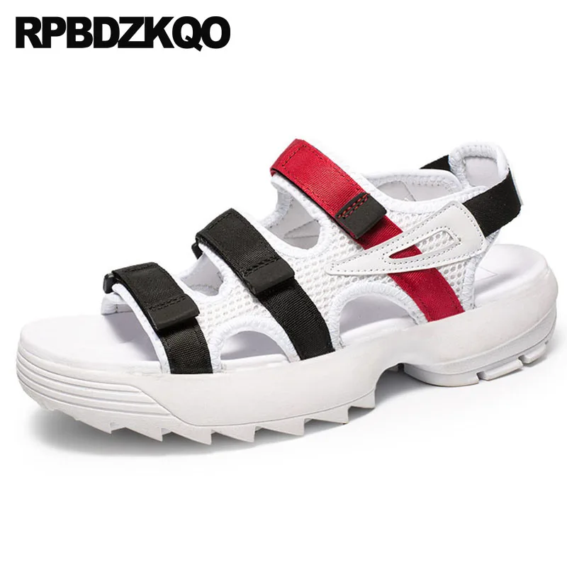 

Native Sneakers Black Fashion Shoes Runway Outdoor Men Gladiator Sandals Summer Roman Sport Breathable Platform White Japanese