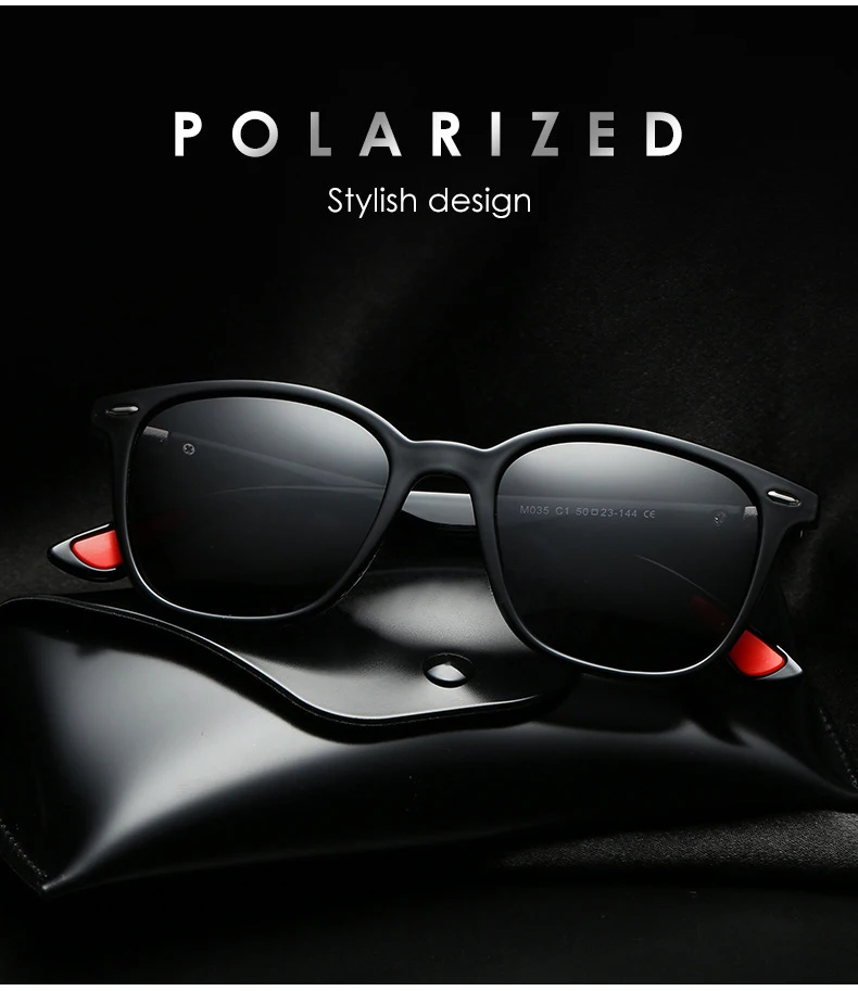 Бруно Данн, фирменный дизайн, Классические поляризованные солнцезащитные очки для мужчин и женщин, для вождения, квадратная оправа, солнцезащитные очки, мужские очки, UV400, Gafas Ray