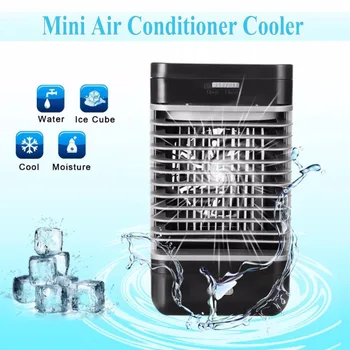 

Home Office Mini Air Conditioner Fan Desk Air Cooler Conditioning Machine Cooling Fan Humidifier Air Freshener for Summer