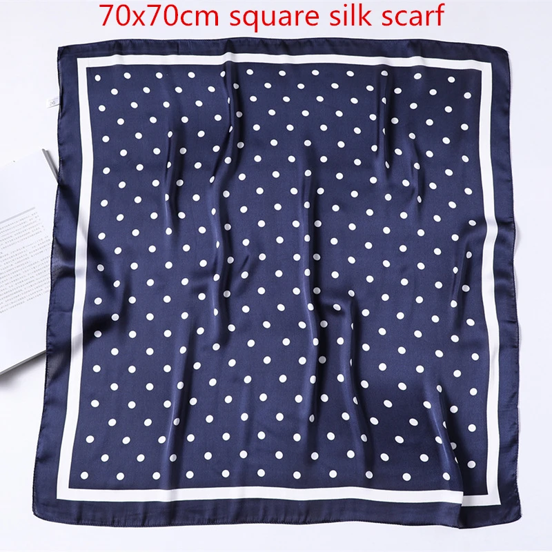 Брендовый дизайнерский шелковый шарф для женщин классический узор пашмины Высокое качество шали и Обертывания Дамы Осень Зима Шарфы Хиджаб - Цвет: 70x70cm square scarf