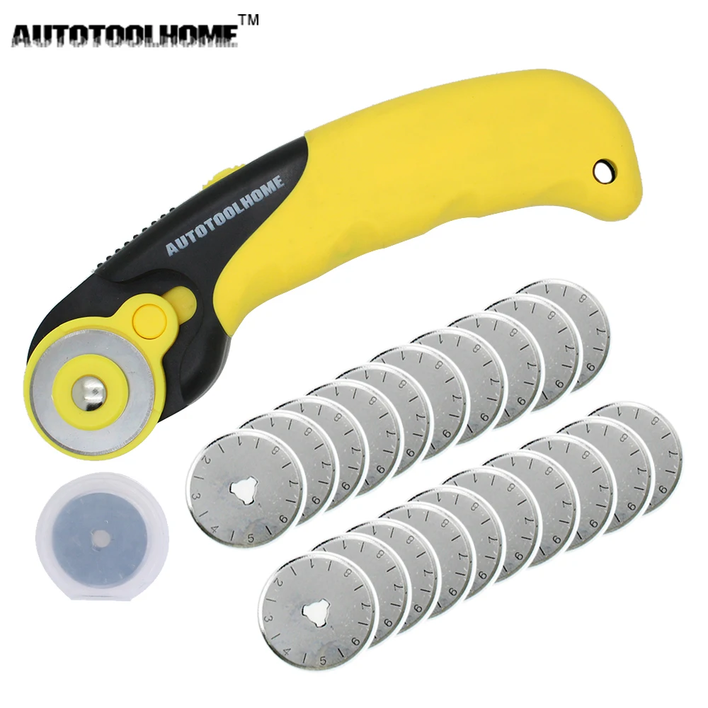 

28mm Rotary Cutter 20pc Replace Blades Sewing Tool For OLFA Fabric Paper Vinyl Circular Cutting Knife Blade Patchwork Leather