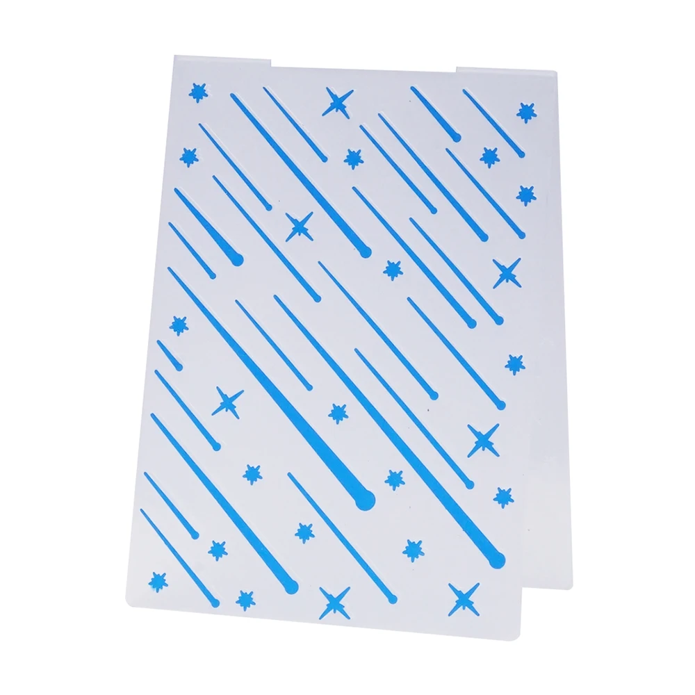 

Meteor Star Plastic Embossing Folder for Scrapbooking DIY Photo Album Crafts Gift Template