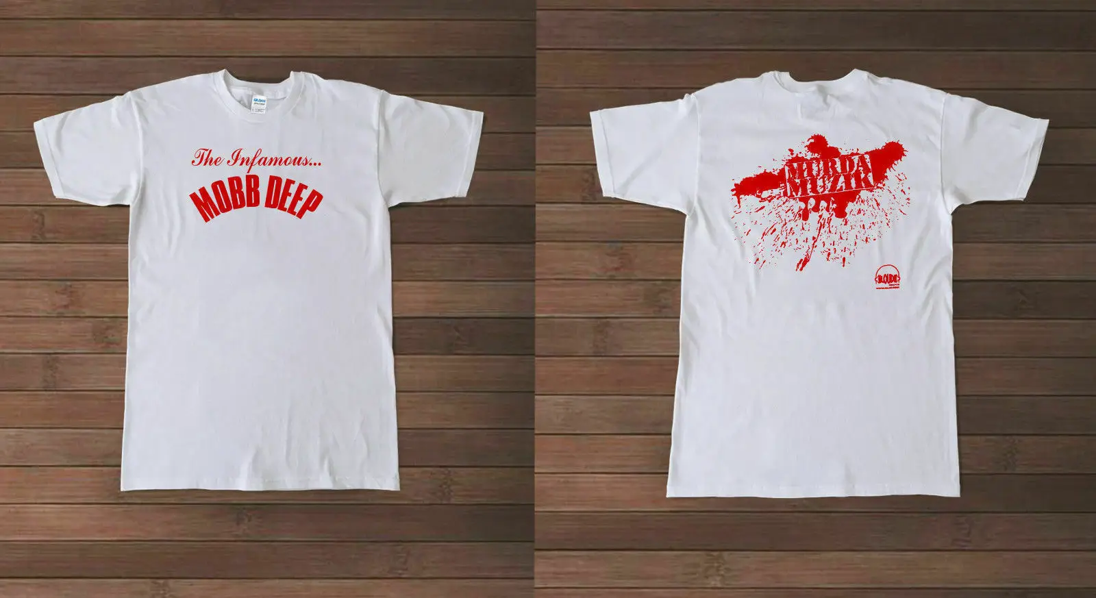 Vtg MOBB DEEP Murda Muzik футболка Новое переиздание поступление мужской футболки