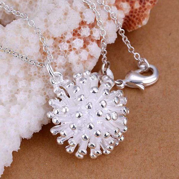 

Pendant Necklaces Silver Plated Necklace Silver Trendy Jewelry Necklace Wholesale Free Shipping dfev LP178