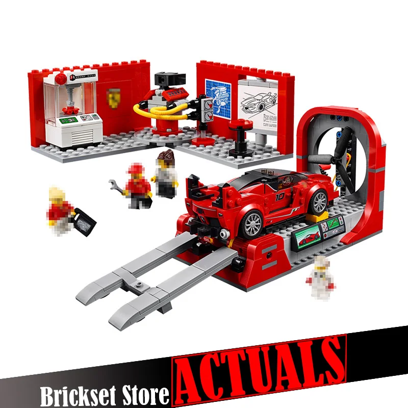 

Lepin 28005 Technic Speed Champions Super Racer The FXX K and Development Center Set 532Pcs Building Blocks Bricks Toys 75882