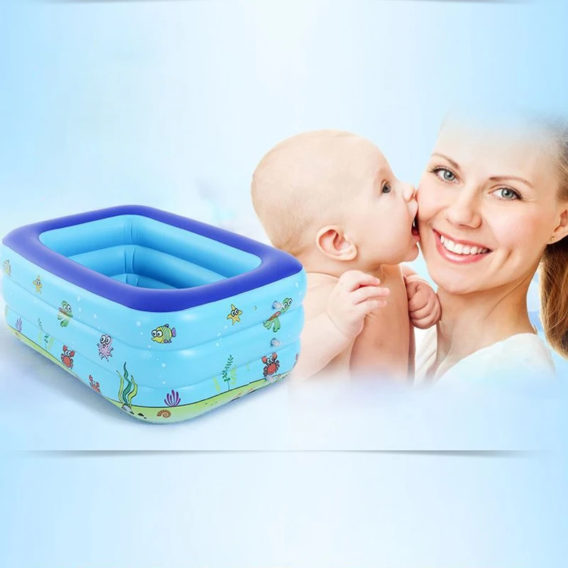 

3 ring children's pool swimming pool inflatable pool Children's swimming pool Environmentally friendly PVS Gift package