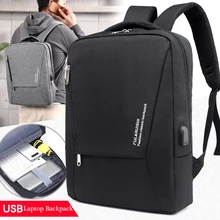 Men font b Laptop b font Backpack USB Charging Backpacks For 15 6 inch Computer Anti