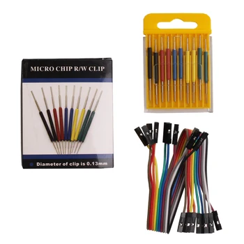 

Micro IC clamp 10pcs/set SOP/SOIC/TSSOP/TSOP/SSOP/MSOP/PLCC/QFP /TQFP/LQFP/ SMD IC test chip pin mini chips adapter socket