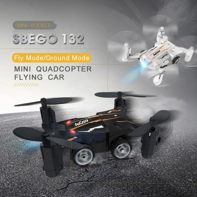 

MINI Drone with Camera HD Pocket Quadcopter Car Headless Mode One-key Return Remote Control Car Machine on the Radio Toy for 14y