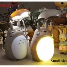 Маленький размер USB зарядки зонтик с кошка лампы двойного назначения Регулируемый ночник глаз обучения светодиодные лампы