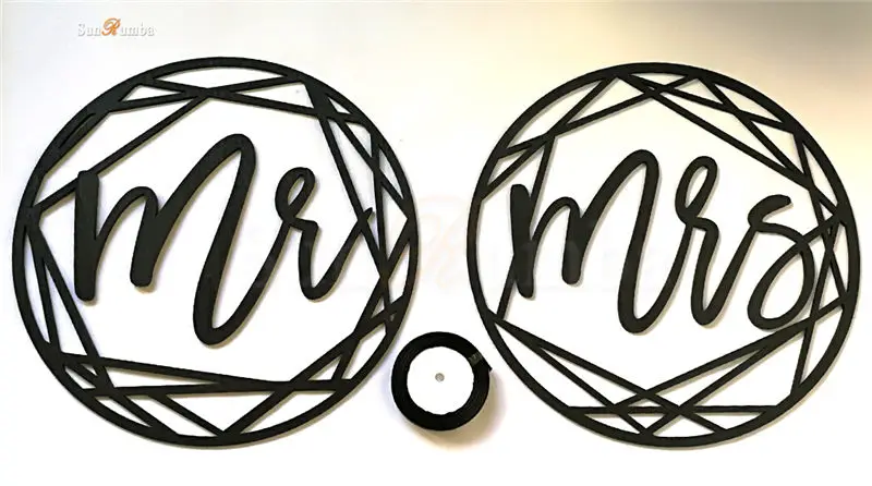 wedding sign decor MUW-137-09