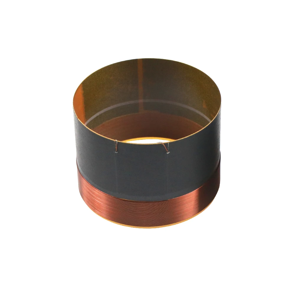 75.5mm woofer voice coil glass fiber pure copper wire two layers 75.5mm stage speaker BASS voice coil accessories 2pc