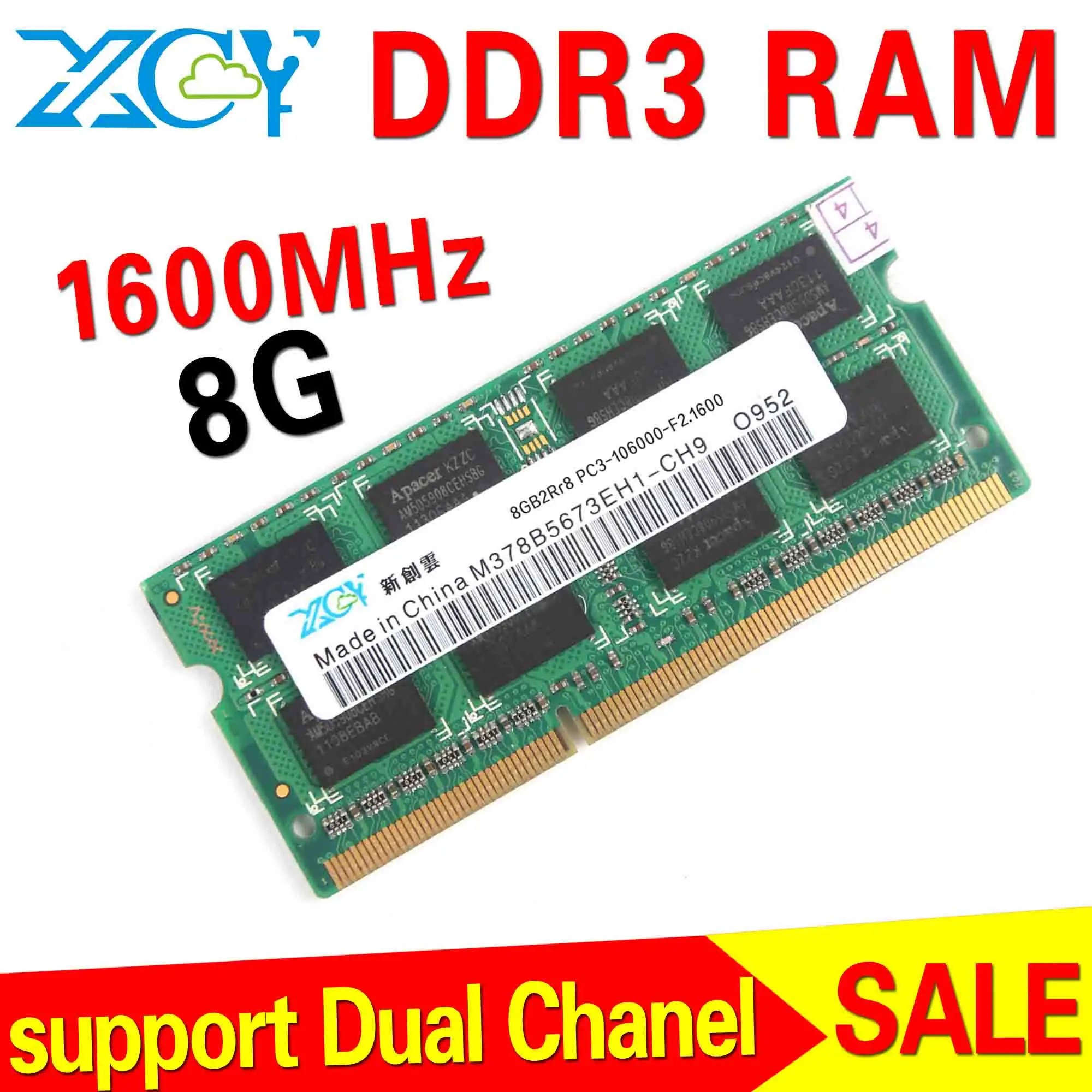 Wholesale DDR3 8GB RAM Notebook Memory Pc Ddr3 Ram DDR3 1600MHZ SODIMM 