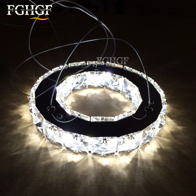 Modern Led Chandelier Lights Ring Circle Lamp For Dining Room Bar suspension luminaire Lustres Chandeliers Lighting Fixtures (1)