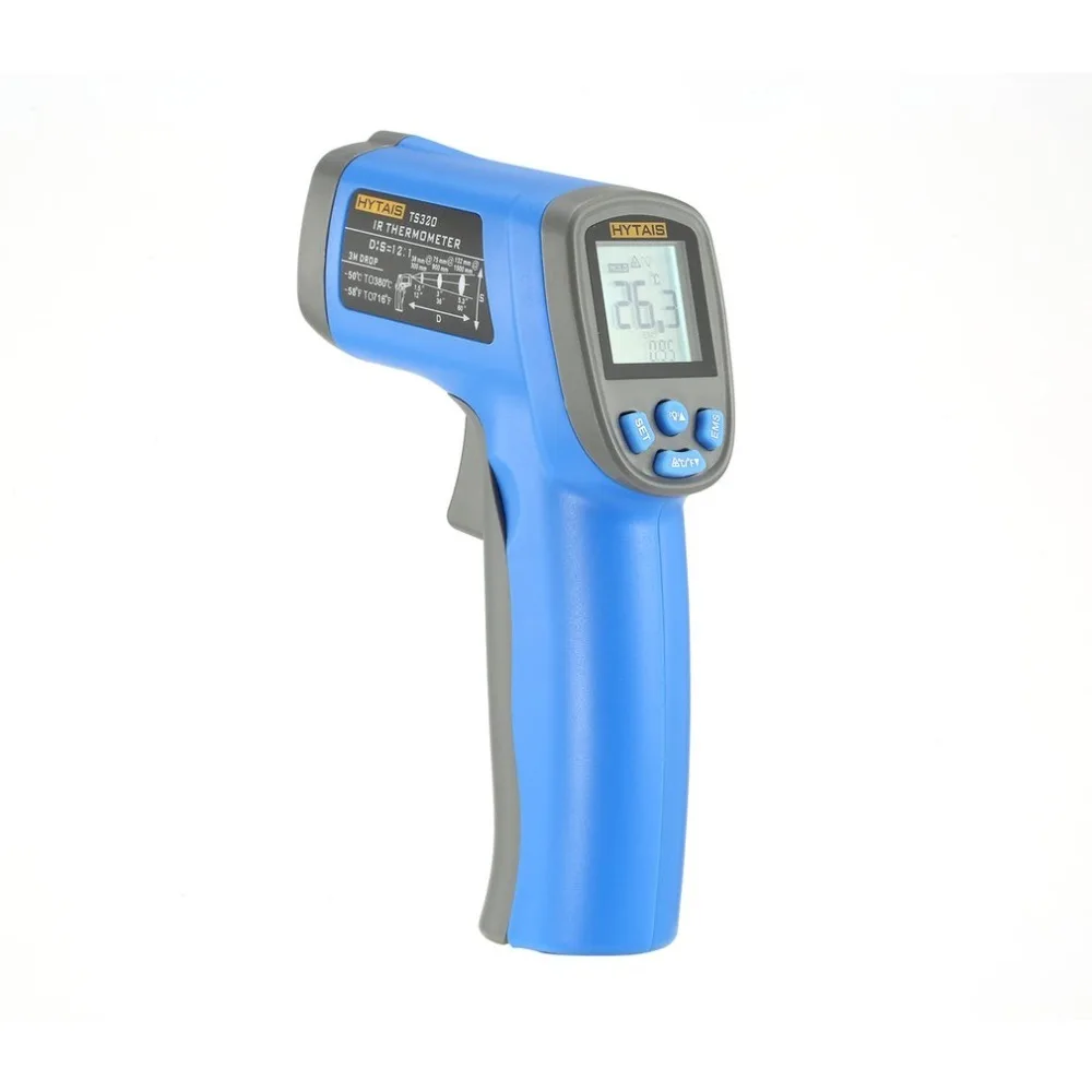 

Digital Thermometer Red Laser Infrared Thermometer Non-Contact IR Pyrometer LCD Temperature Meter Backlight J15C17
