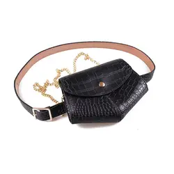 Поясная Сумка Serpentine для женщин Pu кожаный чехол на пояс модные маленькие сумочки через плечо на цепочке для женщин поясная сумка 2019
