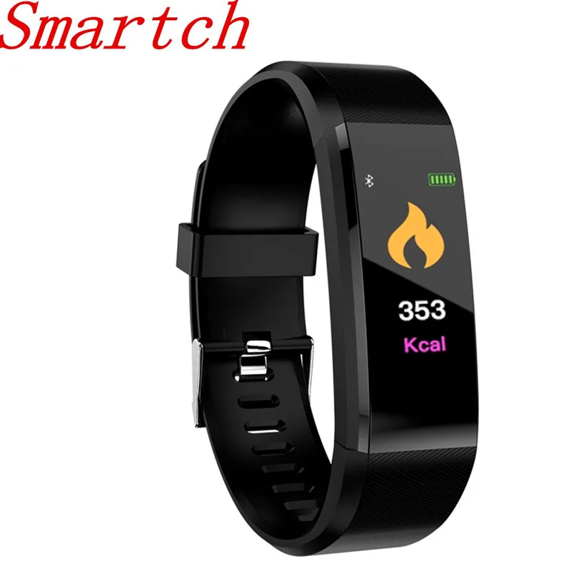 Smartch ID115 плюс смарт-браслет gps фитнес-браслет часы с трекером браслет сердечного