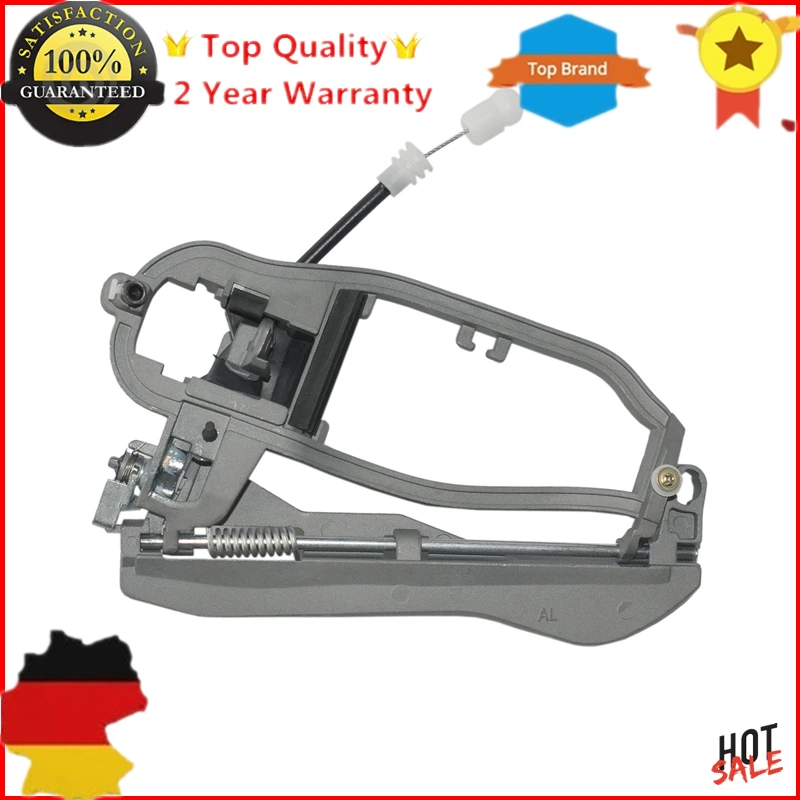 51218243615 NEW BMW X5 FRONT LEFT EXTERIOR DOOR HANDLE FRAME // CARRIER
