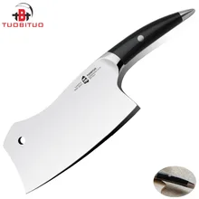 TUOBITUO 6 “(80mm breite) Hacken Hacking Messer Küche Werkzeuge Edelstahl Metzger Boning Messer abs Griff einfache Reinigung