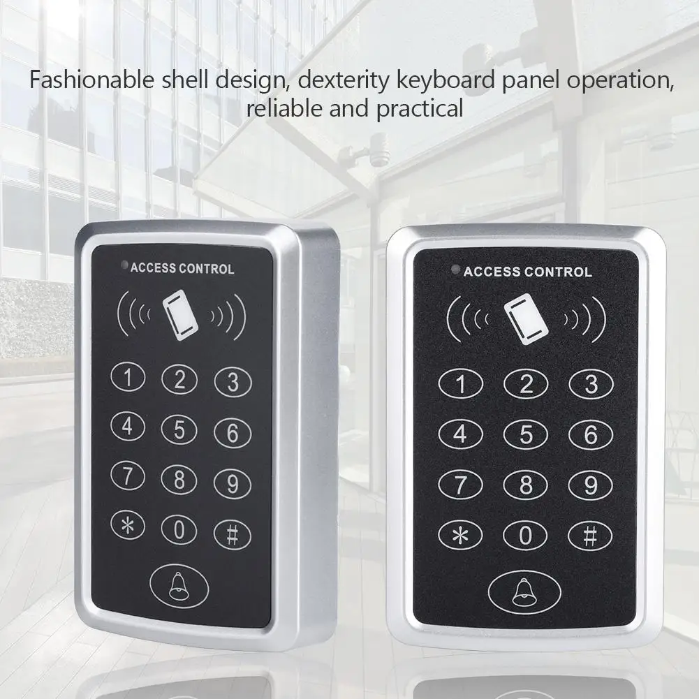 T119 125KHz Door Access Controller RFID Reader Access Control Keypad Digital Panel Card Reader Home Security Door Lock System - Famidy.com