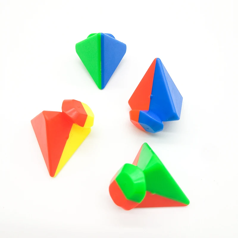 3*3*3 кубик рубика Пирамида Скорость Magic Cube Интеллектуальный Магический кубик паззлы красочные развивающие Qiyi Neo Cubo игрушечные лошадки для детей 3x3x3