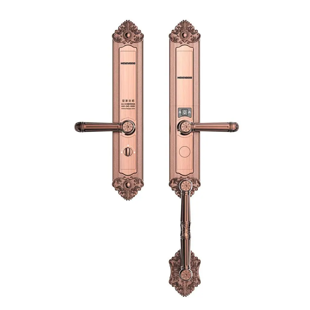 

Digital Door Lock Fingerprint Touch Password Anti-theft Home Security Handle Key