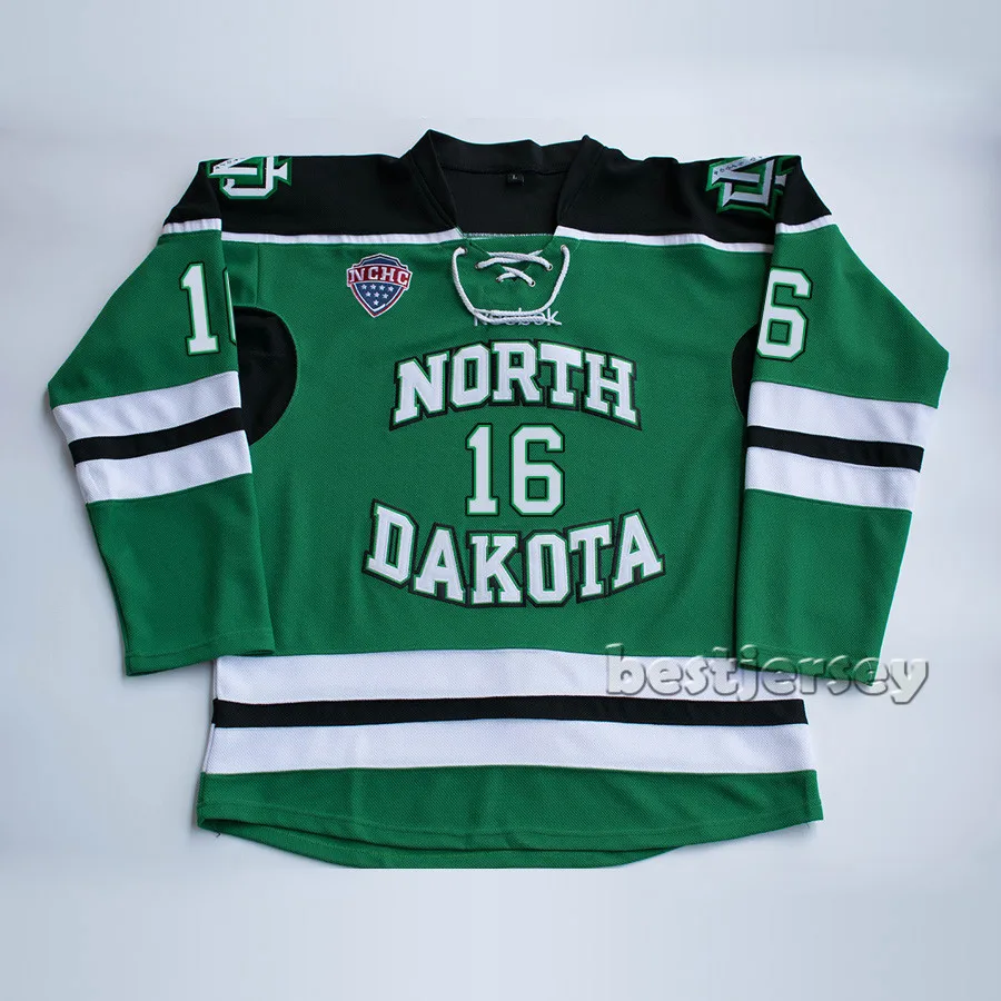 

Kowell North Dakota Fighting Sioux #16 Brock Boeser Stitched Hockey Jersey