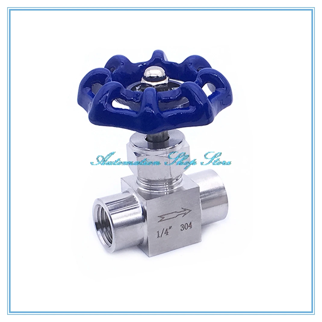 Игольчатый клапан из нержавеющей стали SS 1/8 1/4 дюйма 3/8 1/2 304 DN6 DN8 DN10 DN15|Клапан| |
