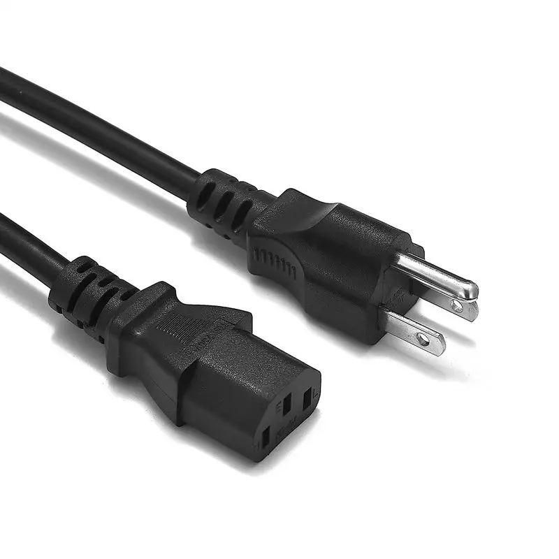 30pcs 10pcs US JP Plug Power Cable 3 Pin Prong IEC C13 USA Power Cord 1
