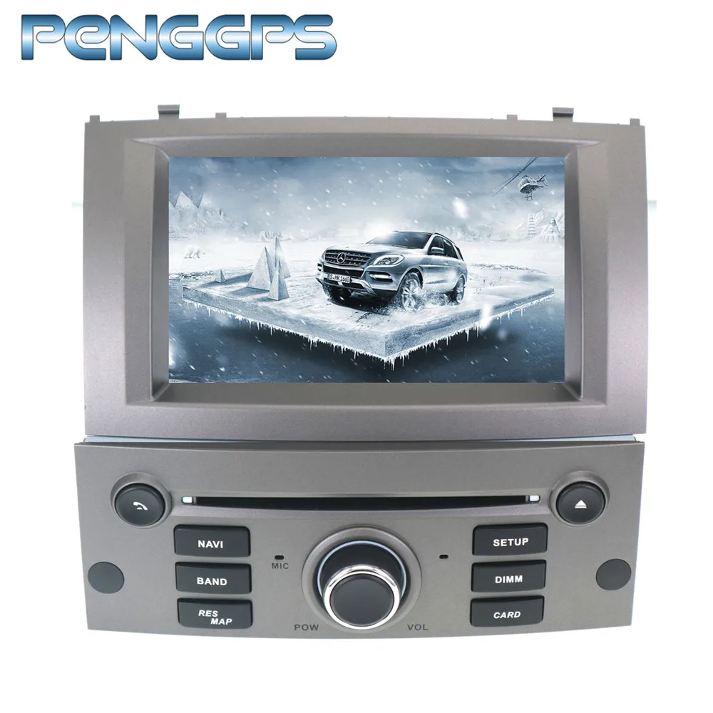 

Android 9.0 System 7" IPS Screen GPS Navigation CD DVD Player for Peugeot 407 2004-2010 Two Din Car Radio Multimedia Headunit