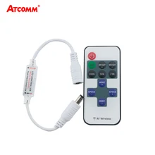 10 клавиш RF беспроводной диммер постоянного тока 12 В одноцветная Светодиодная лента пульт дистанционного управления относится к 5050 2835 5630 3014 Светодиодная лента