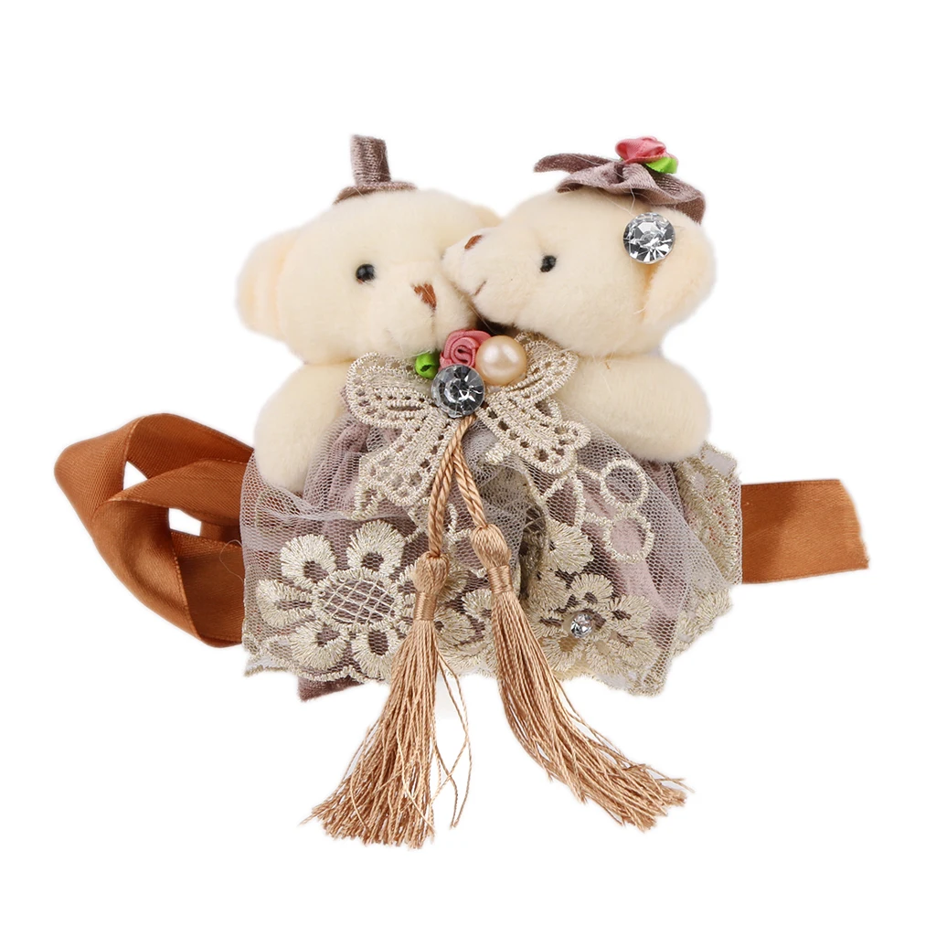 Delicate Little Bear Curtain Tieback For Wedding Room Decoration 5 Colors Hook Fastener Buckle Clamp For Bedroom Curtain 