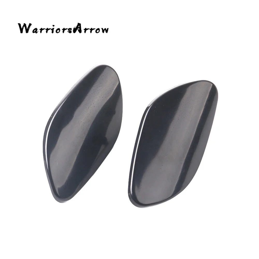 Left Right Pair Front Bumper Headlight Washer Nozzle Jet Cover