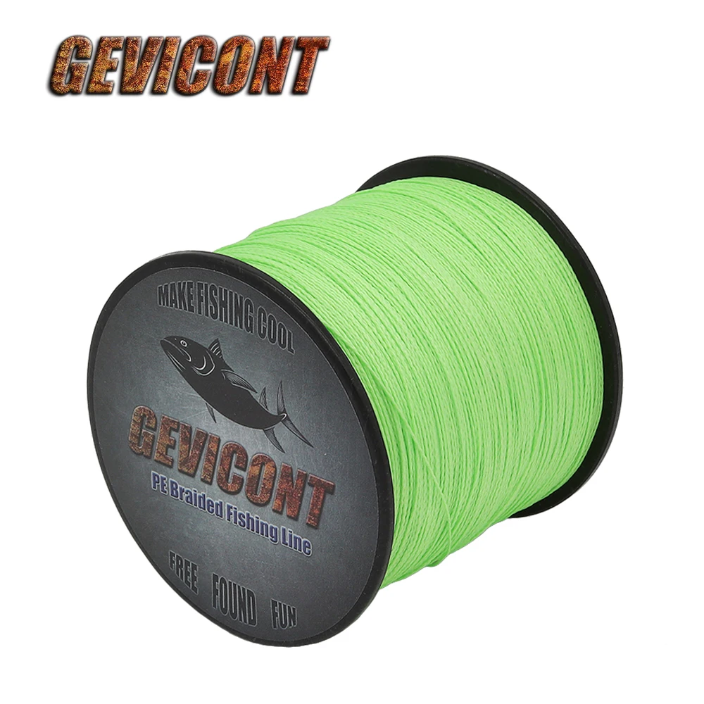 Плетеная рыболовная леска 6-100LB 4 нити плетеная 500 м 10 видов цветов шнур Gevicont