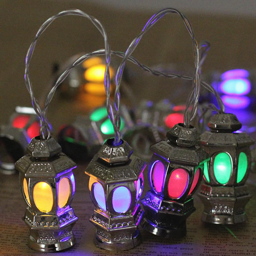 

LED Lamp DIY Muslim Ramadan Party Light String Birthday Garden Romantic Festival Home Bedroom Stage Decorative Hanging Lantern