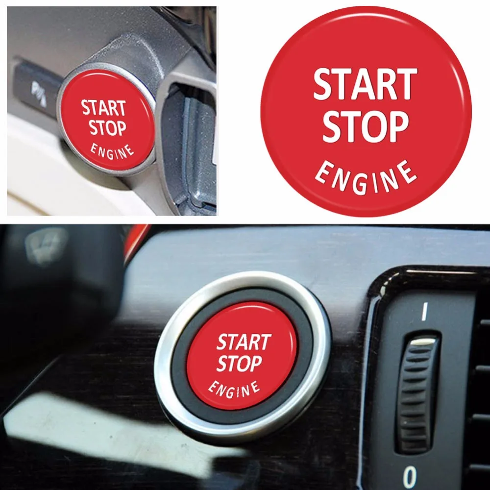 Автомобильный двигатель старт/стоп кнопка включения Замена Крышка для BMW 1/3/5 серий E87 E90/E91/E92/E93 E60 X1 E84 X3 E83 X5 E70 X6 E71 Z4