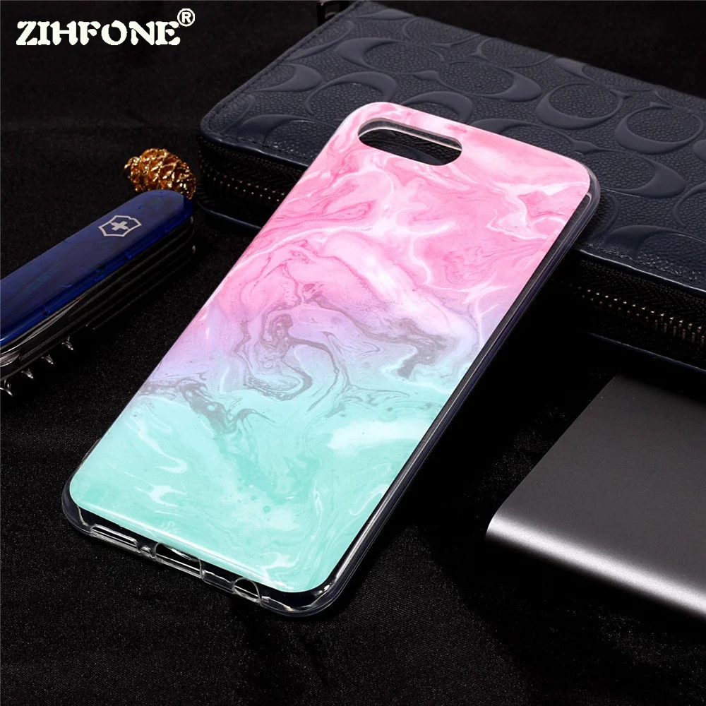 

ZIHFONE Soft TPU case on For Fundas Huawei Honor 9 Lite cases For Coque Huawei Honor 9 Honor 10 cover Marble Stone phone case
