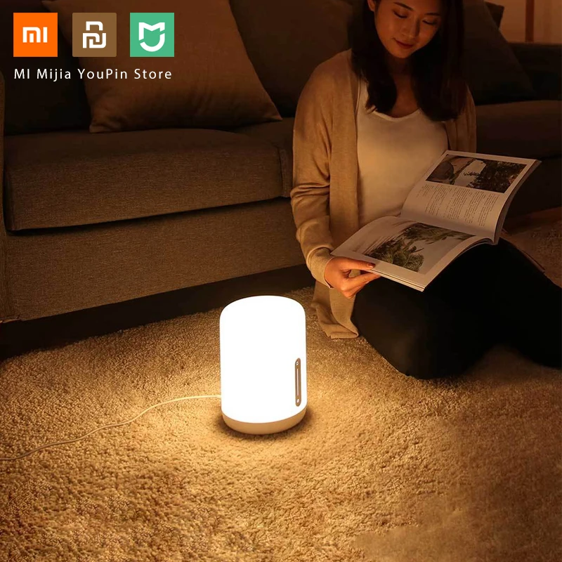 Оригинальная прикроватная лампа Xiaomi Mijia 2 Bluetooth Wi Fi сенсорная панель управление