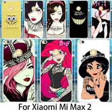 Akabeila жесткий Пластик кремния мягкий чехол TPU для сяо Mi Max 2 чехол телефона Сяо Mi Ми Max2 Чехол В виде ракушки аниме символов узор