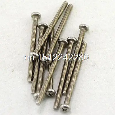 

50 Metric M4 55mm Stainless steel Cross Recessed Pan Head Screws