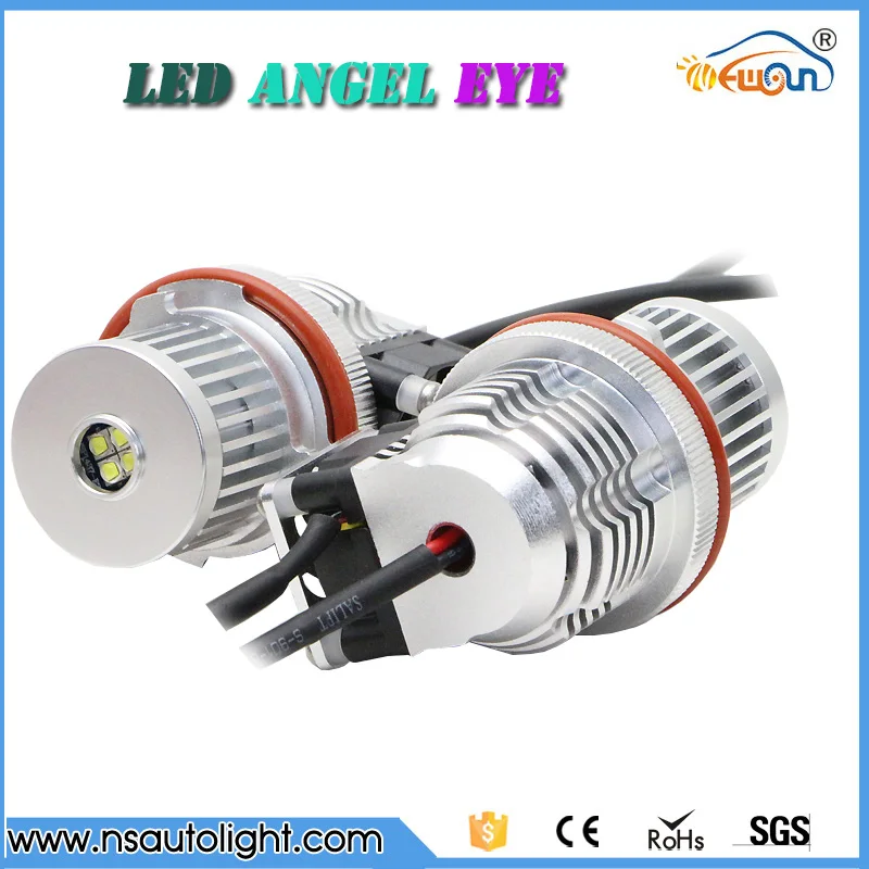 

No Error 7000K White Halo Ring LED Angel Eyes Marker for BMW E39 E87 E60 E66 E53 X5 E83 X3 40W high power led headlight