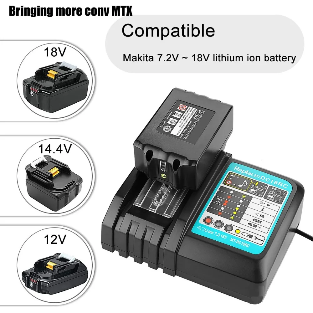 USB Порты и разъёмы зарядное устройство для Makita литий-ионная аккумуляторная батарея DC14SA DC18SC DC18RA DC18RD DC18RCT BL1830, BL1415 BL1420 BL1430 BL1840 BL1845 BL1850