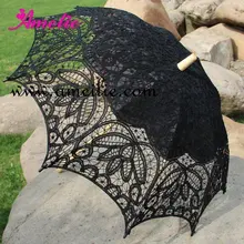 Продвижение готический черный battenberg кружевные зонты