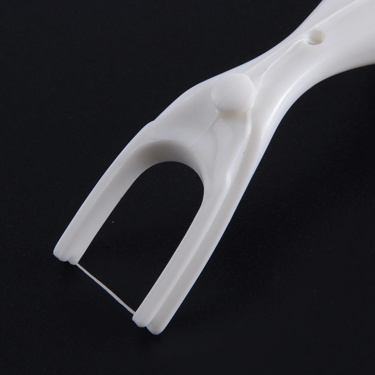 50m Ultra Thin Flat Wire Reusable Dental Floss Holder Hard Plastic box Interdental Cleaner With 50m Flosses For Oral Hygien