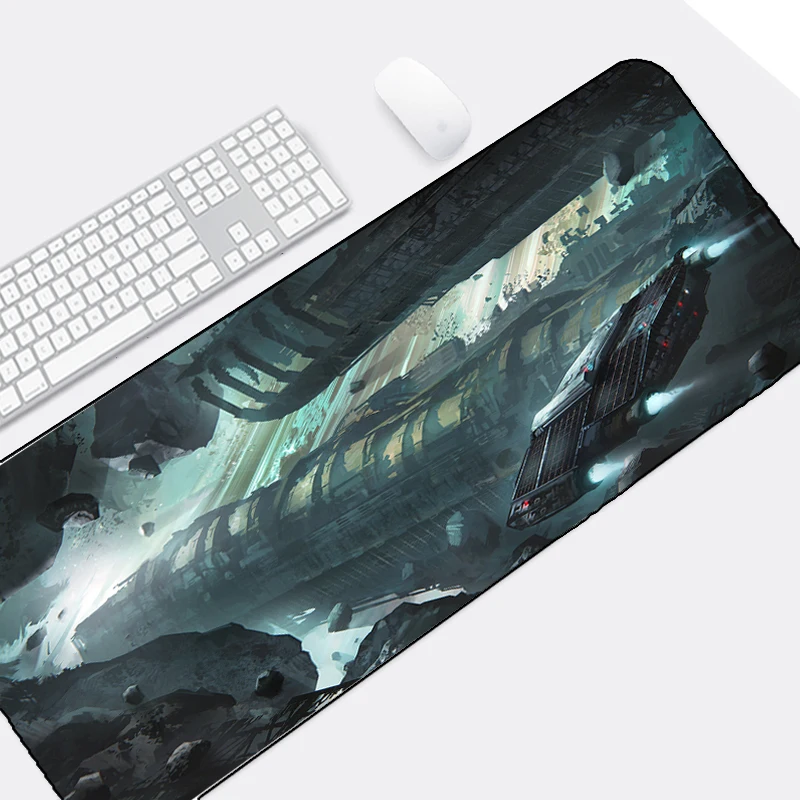 Congsipad High Quality Anti-skid Wear Mousepad Table Mat Fantasy Space Pattern Mice Mouse Pad Mat for Pc Desk Office/game/gift