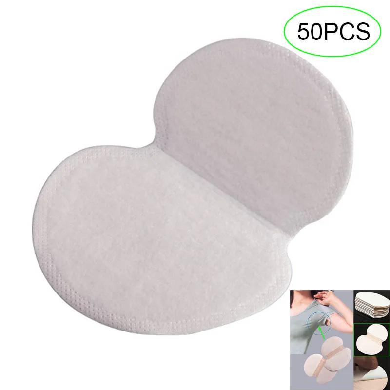 50 Pcs/Set Summer Women Men Armpits Sweat Pad Disposable