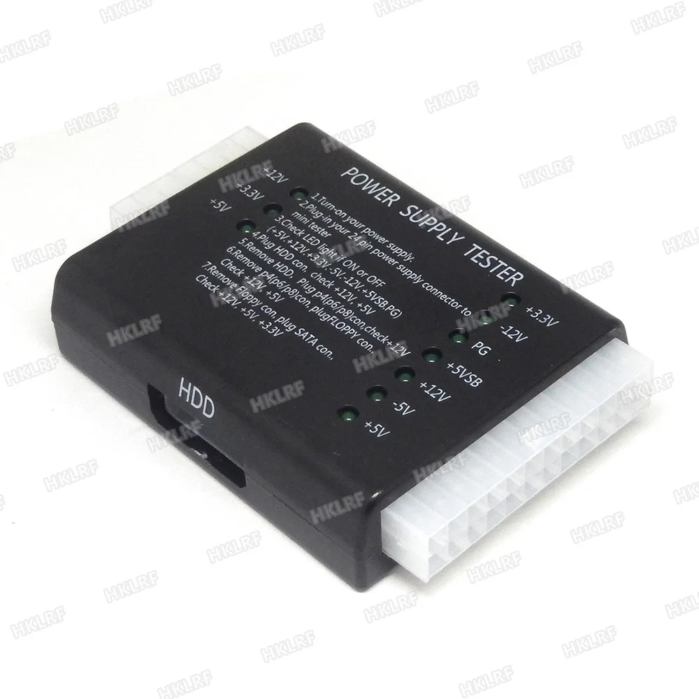 Тестер питания Checker светодиодный 20/24 Pin для PSU ATX SATA HDD Meter измерительный прибор ПК и