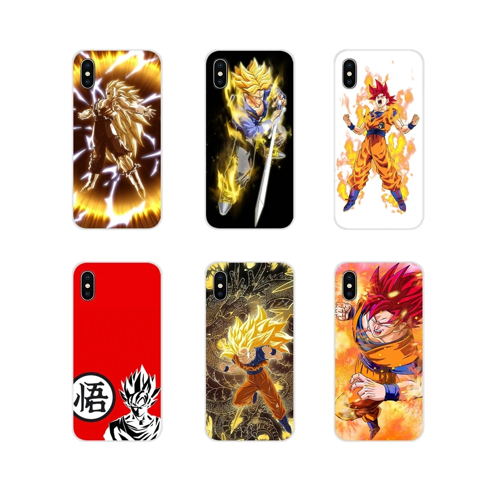 For LG G3 G4 Mini G5 G6 G7 Q6 Q7 Q8 Q9 V10 V20 V30 X Power 2 3 K10 K4 K8 2017 Soft Cover Bag DRAGON BALL Z Super Saiyan Son Goku | Мобильные