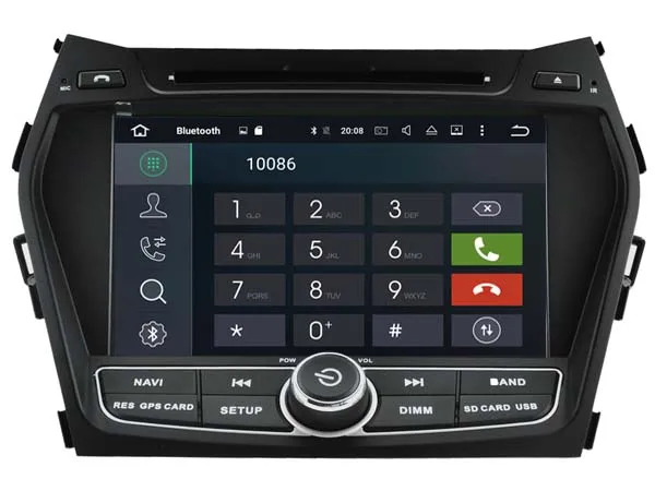 Excellent Android 8.0 CAR Audio DVD player FOR HYUNDAI IX45 2013/SANTA FE 2013 gps Multimedia head device unit receiver BT WIFI 4